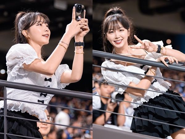 ▲▼挺中華隊！安芝儇特地飛來台灣加油：希望你們不要放棄。（圖／翻攝wlgus2qh）