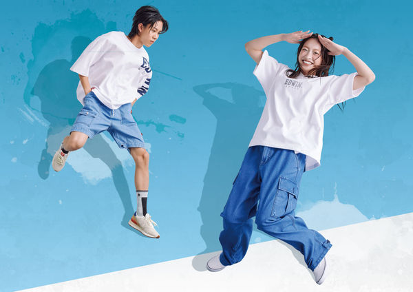 ▲Edwin、鬼塚虎丹寧。（圖／品牌提供）