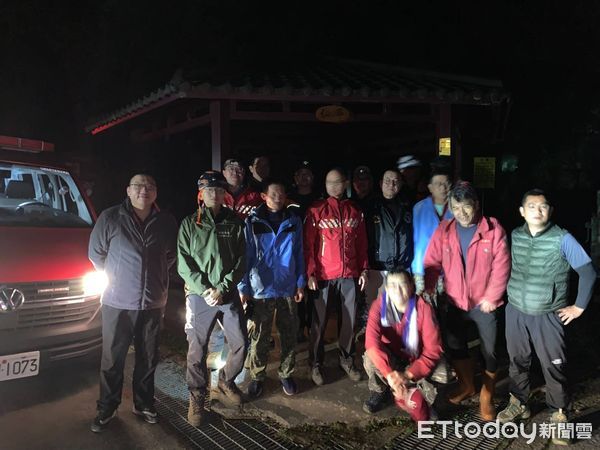 ▲1名登山客20日晚間在水漾森林附近走失，幸好4天後被搜救人員尋獲、護送下山 。（圖／記者高堂堯翻攝，下同）