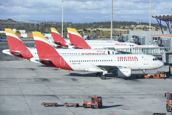 ▲▼西班牙國家航空,Iberia Airlines。（圖／達志影像／美聯社）