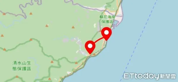 ▲施工管制路段示意圖。（圖／記者王兆麟翻攝）