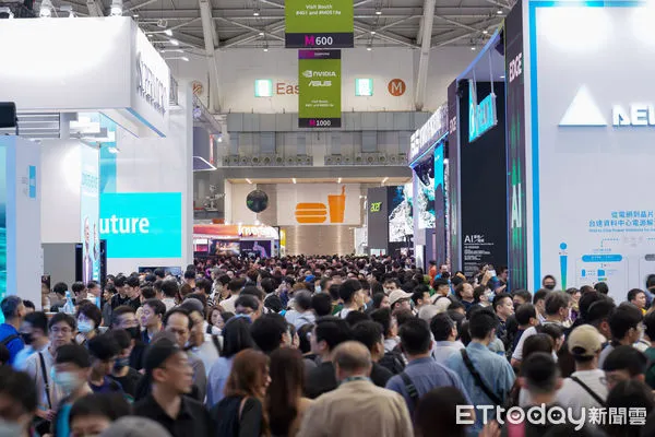 ▲2024年COMPUTEX現場參觀人潮踴躍。（圖／貿協提供）