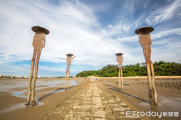 ▲▼金門摩西分海，獲全國觀光100亮點，建功嶼及周邊景觀近期施工打造金門旅遊新亮點            。（圖／記者林名揚翻攝）