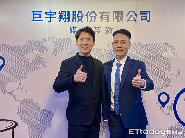▲巨宇翔總經理蔡政豪、董事長許維翔。（圖／記者廖婕妤攝）
