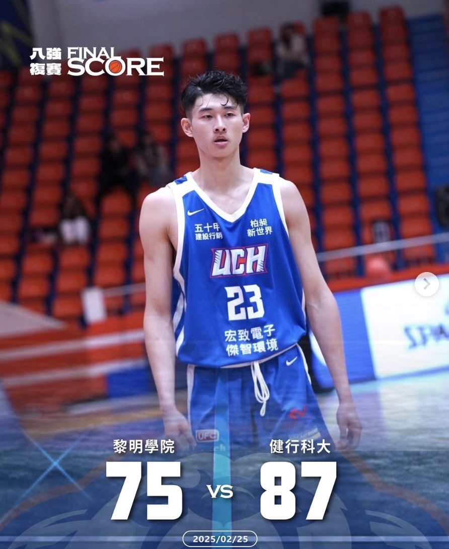 ▲陳威宇一戰成名。（圖／翻攝健行科大籃球隊官方IG）