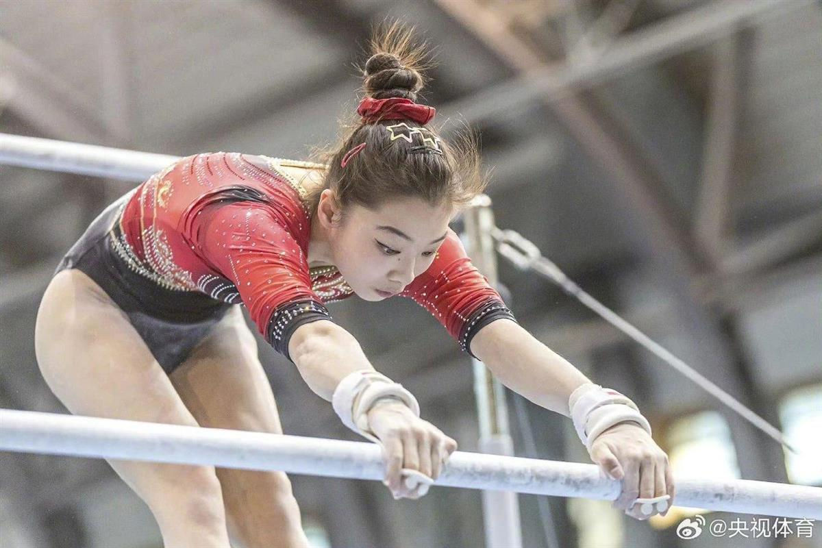 ▲中國體操選手張可欣首登世界賽就奪冠 。（圖／翻攝微博）