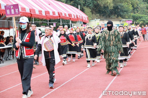 ▲信義鄉運動會暨歲時祭儀及傳統技能競賽開幕。（圖／南投縣政府提供）