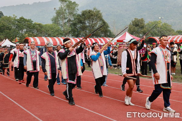 ▲信義鄉運動會暨歲時祭儀及傳統技能競賽開幕。（圖／南投縣政府提供）