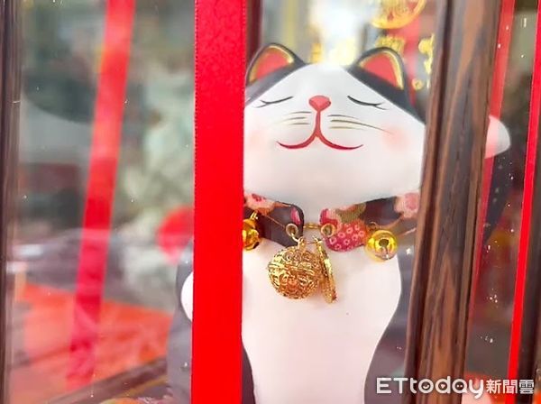 ▲「福興宮」近日發生招財貓公仔遭竊事件。（圖／記者楊漢聲翻攝）