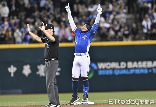 ▲▼2026年第6屆WBC世界棒球經典賽資格賽WBCQ，張育成。（圖／記者李毓康攝）