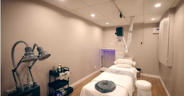 灸覺艾灸養生會館內部環境。（圖／翻攝抖音）