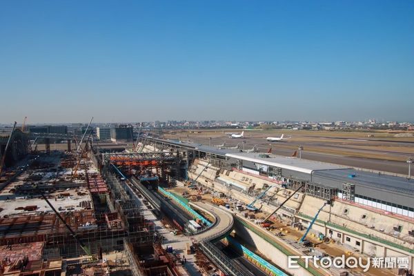 ▲桃園機場第三航廈工程。（圖／桃機公司提供）