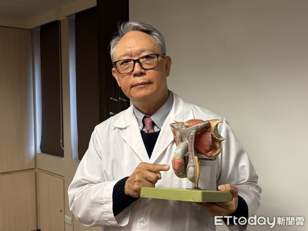 ▲▼書田診所泌尿科主任周固說明包皮龜頭炎。（圖／記者洪巧藍攝）