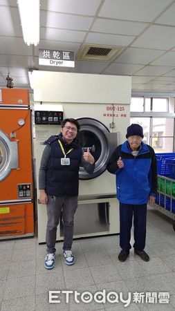 ▲▼林女士捐贈超大型烘衣機，照顧住在玉里醫院的弟弟也嘉惠院內住民。（圖／玉里醫院提供，下同）