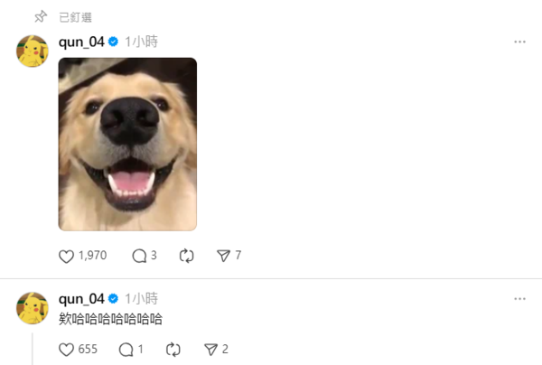 ▲▼峮峮林維恩。（圖／翻攝自Threads／linweien_）