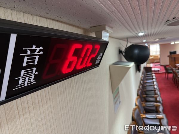 ▲▼立法院委員會加裝音量分貝器 監測噪音。（圖／記者屠惠剛攝）