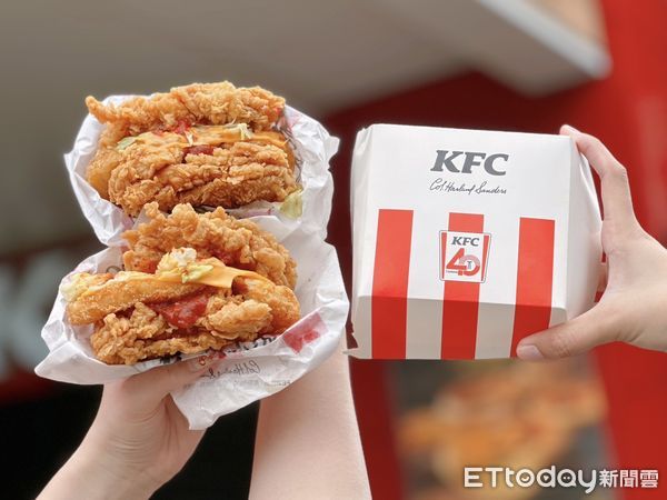 ▲▼肯德基「莎莎咔啦肉霸寶」登台。（圖／記者蕭筠攝）