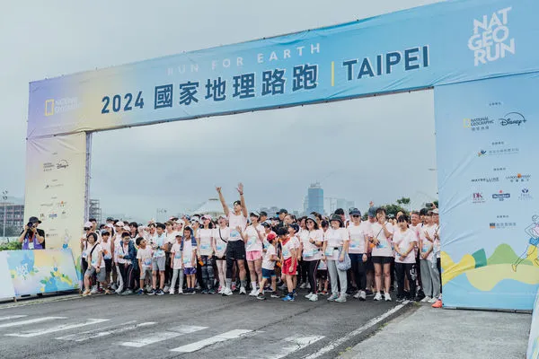 ▲「2025國家地理路跑NAT GEO RUN」邀請王子（邱勝翊）、邱宇辰擔任嘉賓。（圖／記者黃庠棻攝）