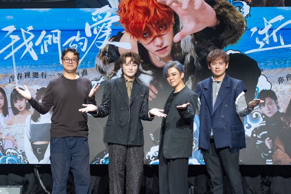 ▲《我們的愛：逝青春》由（左起）麥語彤、小潘、巧瑜、心平共同主演。。（圖／九日影業集團提供）