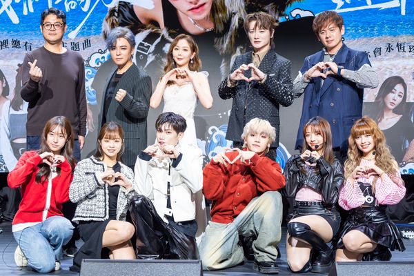 ▲《我們的愛：逝青春》由（左起）麥語彤、小潘、巧瑜、心平共同主演。。（圖／九日影業集團提供）