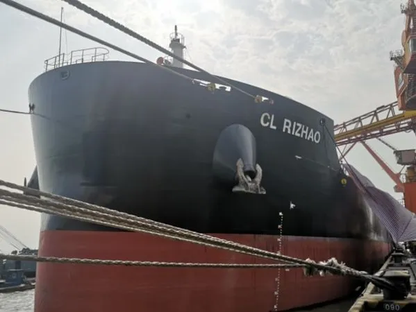 ▲正德海運第3艘8.13萬公噸二手Kamsarmax型散裝貨輪。（圖／正德海運提供）