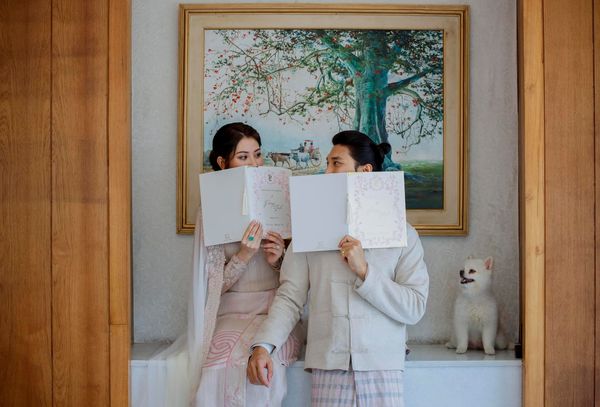 ▲▼緬甸「天菜和尚」宣布結婚。(圖/翻攝自Facebook)