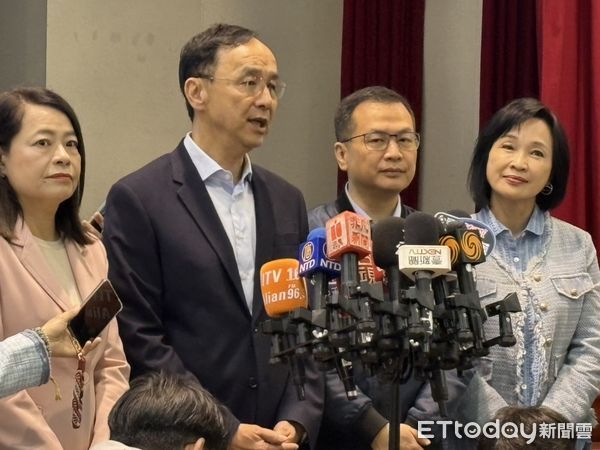 ▲國民黨主席朱立倫。（圖／記者鄭佩玟攝）