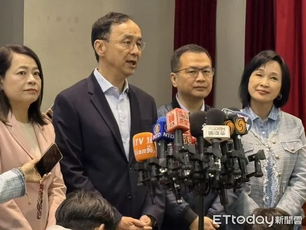 ▲國民黨主席朱立倫。（圖／記者鄭佩玟攝）