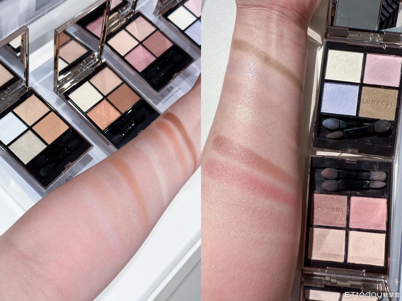 香緹卡,LUNASOL,春妝,彩妝,眼影,。（圖／記者李薇攝）