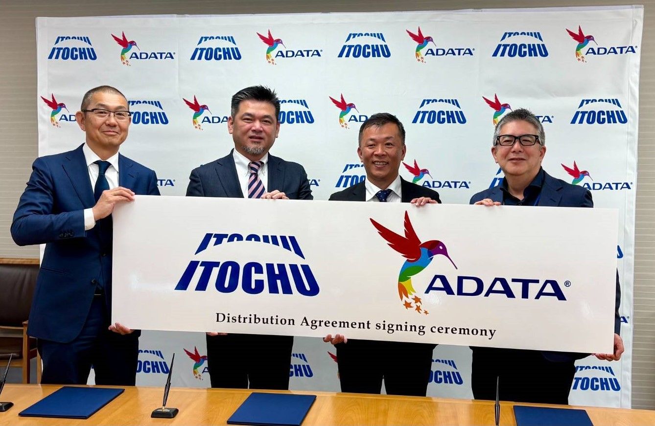 ▲▼威剛今日與伊藤忠商事及旗下子公司伊藤忠Retail Link簽訂合作契約。（圖／威剛提供）