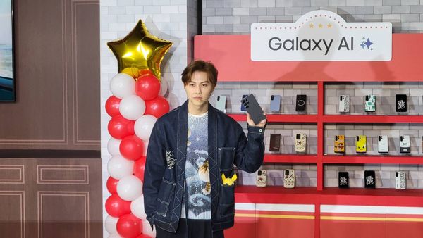 ▲王子今天出席三星手機活動。（圖／記者葉文正攝）