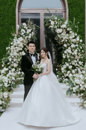 ▲曾智希、陳志強婚禮照公開。（圖／SJ Wedding鯊魚婚紗攝）