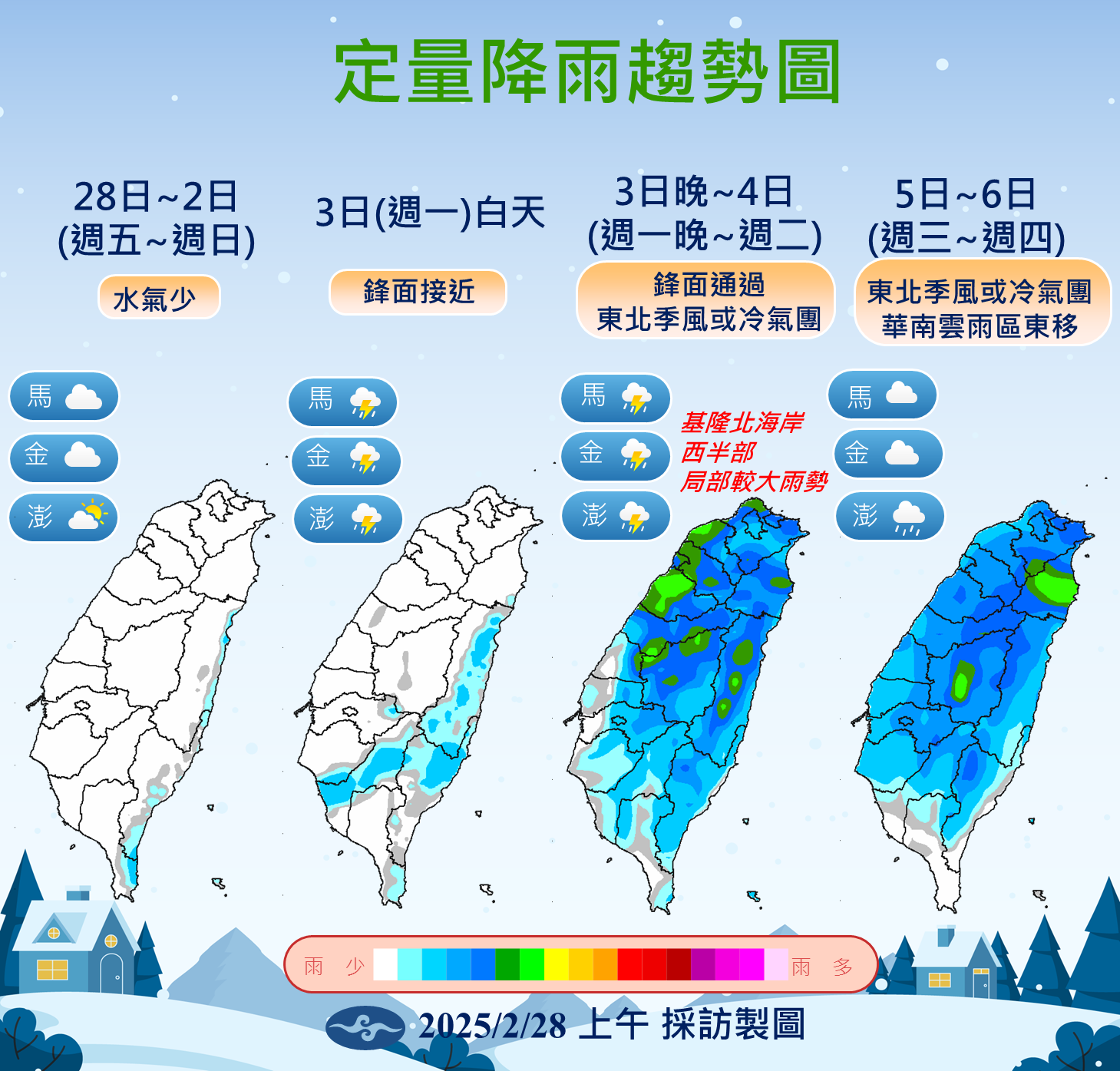 ▲▼天氣趨勢。（圖／氣象署提供）