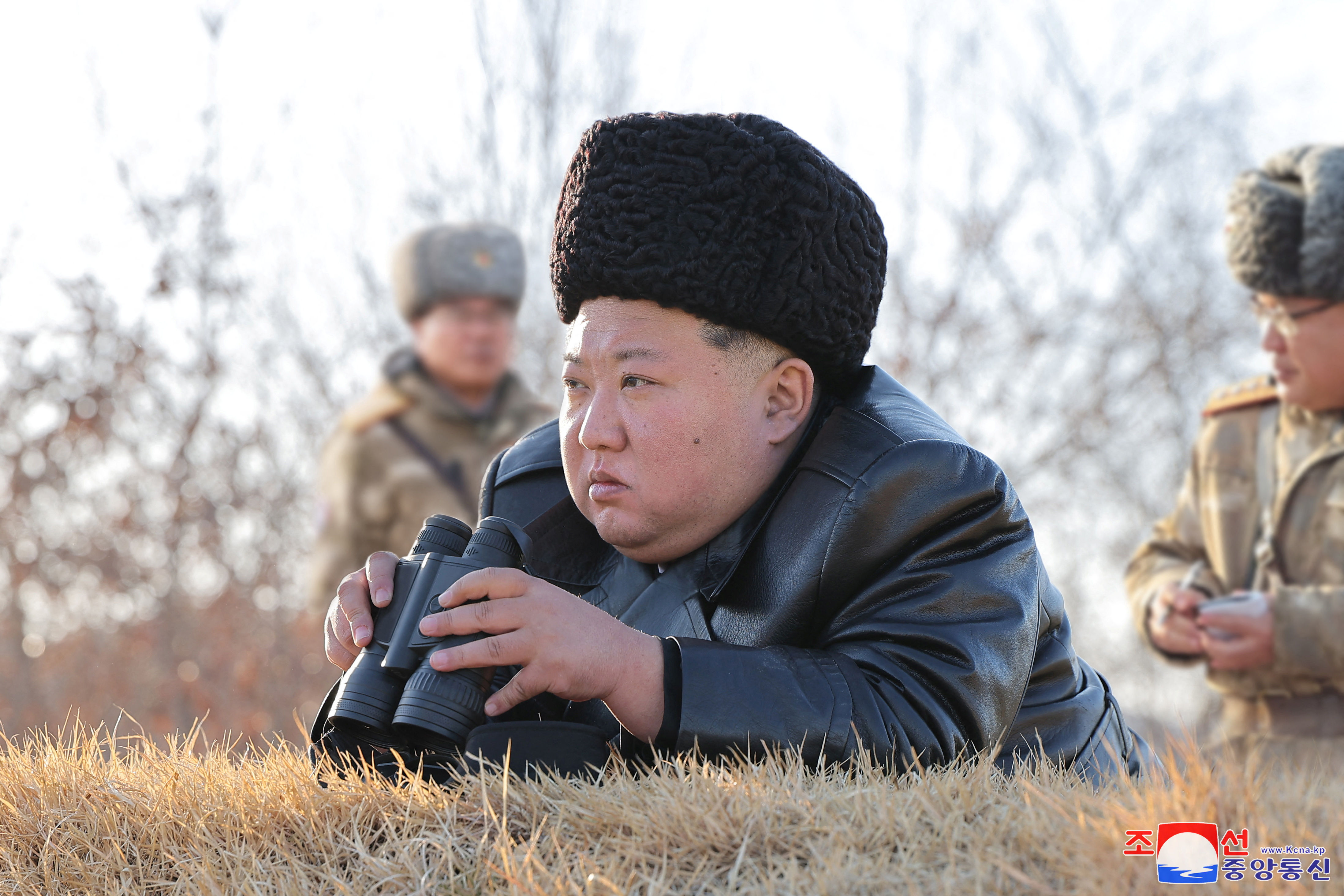 ▲▼ 金正恩監督巡航導彈試射。（圖／路透）