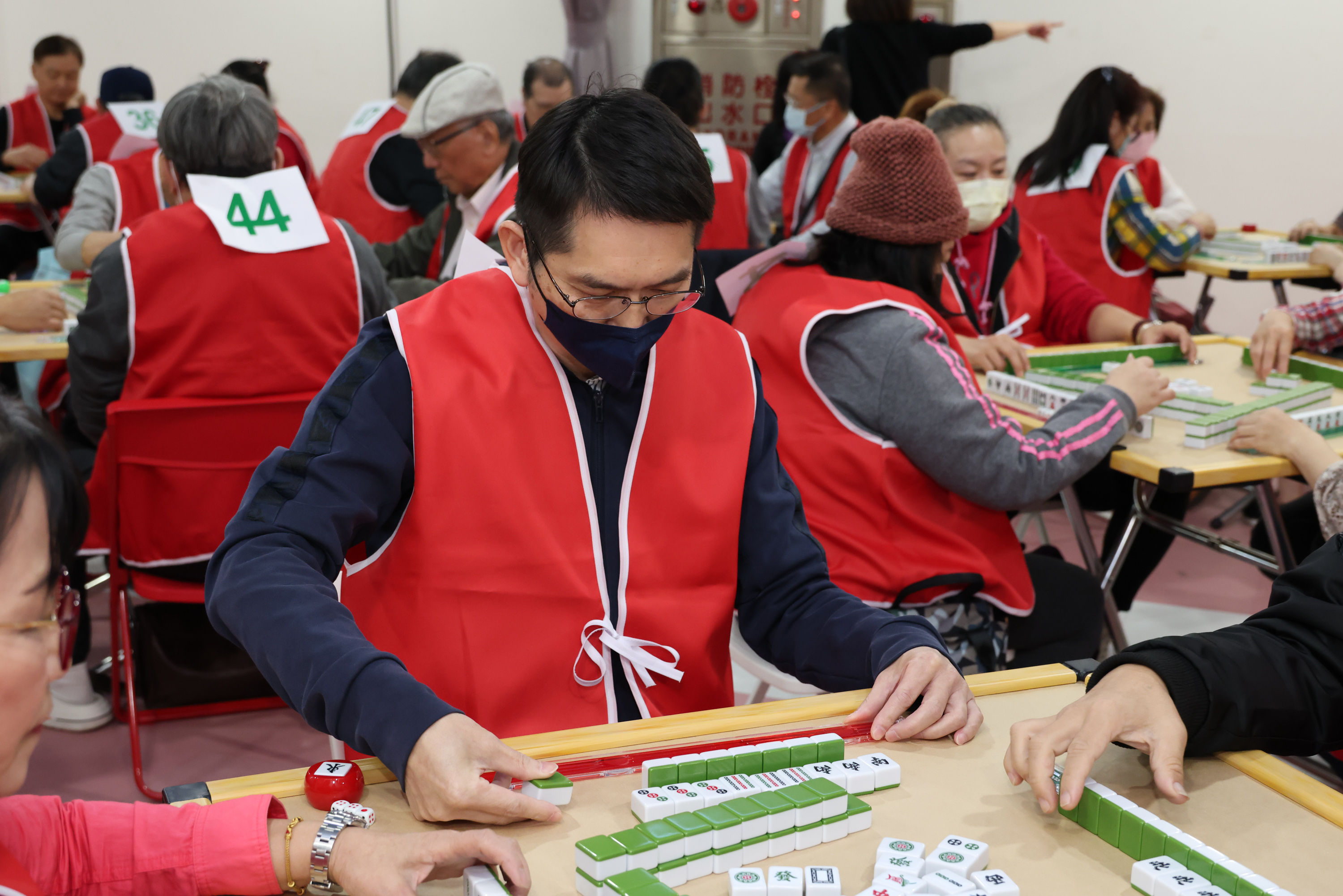 ▲▼ 東森廣場麻將大賽。（圖／記者黃克翔攝）