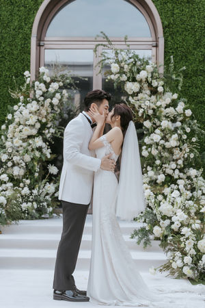 ▲曾智希、陳志強證婚儀式美照曝光。（圖／SJ Wedding鯊魚婚紗攝影提供）