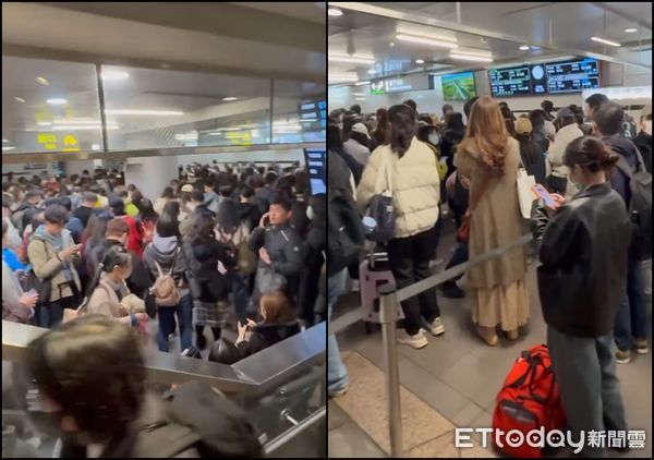 ▲▼228返鄉潮塞爆北車。（圖／網友liontalke授權使用）