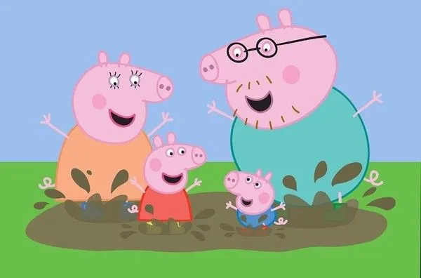 ▲《粉紅豬小妹》的豬媽媽懷孕了。（圖／翻攝自X）