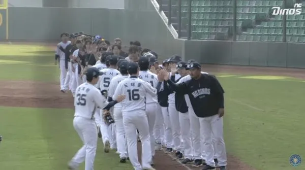 ▲NC恐龍來台春訓。（圖／截自NC恐龍YT頻道）