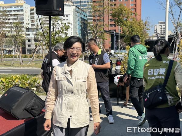 ▲▼ 胞弟、通法寺住持4人涉貪遭收押，林岱樺照跑行程：勇敢面對。（圖／民眾提供）