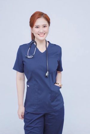 ▲▼薛楷莉美國當護理師。（圖／翻攝自臉書）