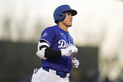 大谷翔平手感火熱　春訓首繳單場雙安、連4戰敲安