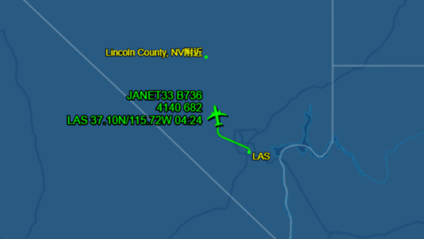 ▲▼51區出事？美軍機密「Janet專機」頻繁造訪　過去7天18架次。（圖／翻攝flightaware.com）