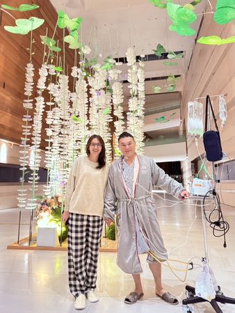 ▲▼超哥剛開刀完 。（圖／超哥提供）