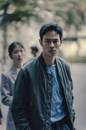 ▲《The Outlaw Doctor 化外之醫》張鈞????（左）和連炳發在影集中不時出現曖昧互動，心動瞬間閃滿粉紅泡泡。（圖／瀚草文創提供）