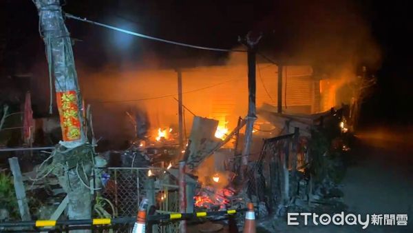 ▲▼ 台南左鎮區草山里一處民宅火警            。（圖／記者林東良翻攝）