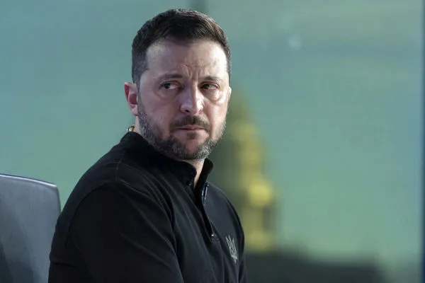 ▲▼烏克蘭總統澤倫斯基（Volodymyr Zelenskyy）。（圖／達志影像／美聯社）