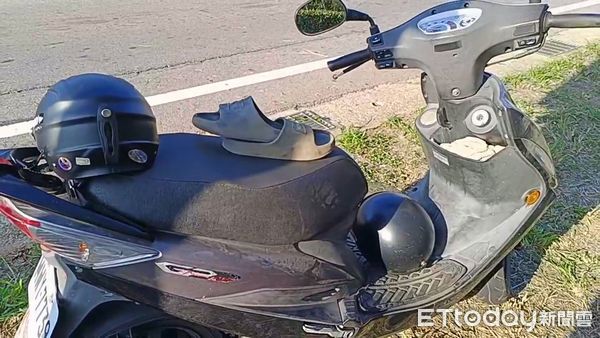 ▲▼     環島北路二段近616號前路段老翁自摔        。（圖／記者林名揚翻攝）