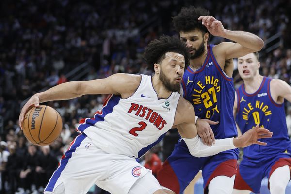 ▲▼金塊一哥約基奇、莫瑞；活塞康寧漢。（圖／達志影像／美聯社）