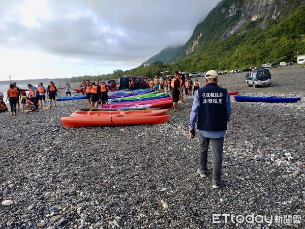 ▲▼花蓮七星潭因名列全台10大危險海域，目前僅開放部分安全區域從事水上遊憩活動。（圖／花蓮縣政府提供，下同）